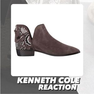 EUC Kenneth Cole Reaction Loop Knot Here We Go Ankle Boots